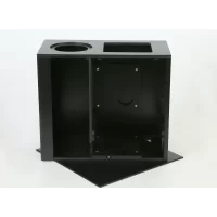 Custom Plastic Speaker Enclosure with two chambers and removable cover
