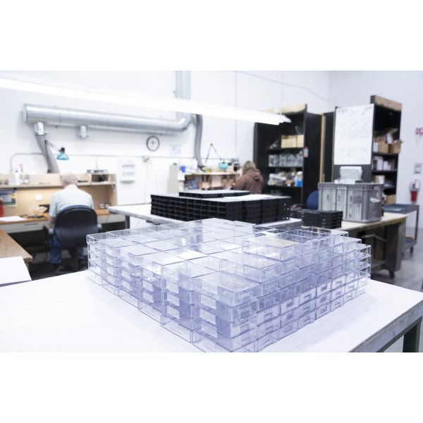 Solvent Welded Plastic Enclosure Components Ready For Final Inspection Plastic Housing Solvent Welding