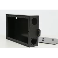 Custom Electronic Enclosure with Mounting Ears and Gasket