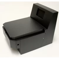 Black ABS plastic electronics cleaning enclosure
