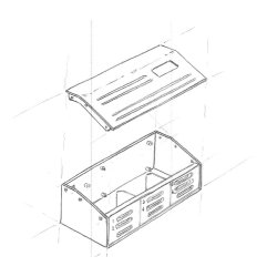 Custom Plastic Enclosure Concept Hand Sketch or Drawing